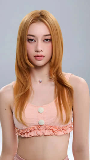 Megan Katseye Fashion Portrait Wallpaper