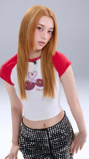 Megan Katseye Fashion Style Wallpaper