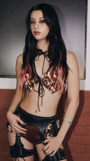 Megan Katseye Fashion Style Wallpaper