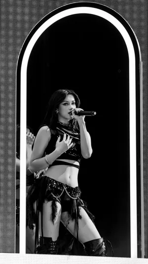 Megan Katseye Live Performance Wallpaper