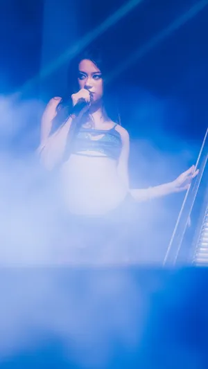 Megan Katseye Live Performance Wallpaper