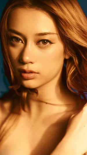 Megan Katseye Portrait Closeup Wallpaper