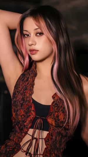 Megan Katseye Stylish Portrait Wallpaper