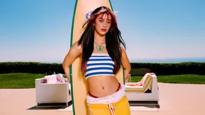 Megan Katseye Summer Style Wallpaper