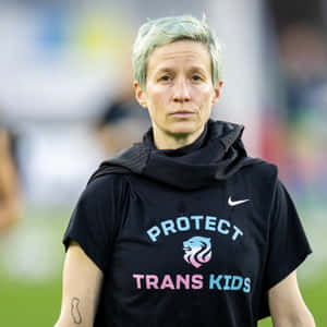 Megan Rapinoe Supporting Trans Kids Wallpaper