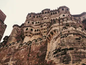 Mehrangarh Fort Stone Buildings Wallpaper