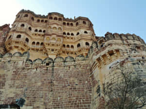 Mehrangarh Fort Tall Walls Wallpaper