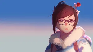 Mei From Overwatch In Action Wallpaper