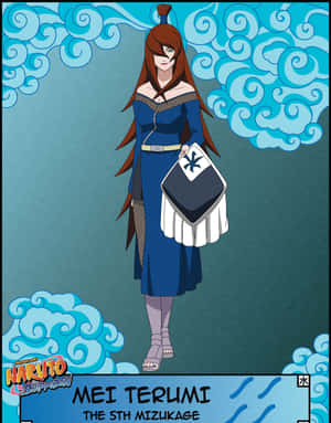 Mei Terumi, The Fifth Mizukage, Exhibiting Elegance And Power Wallpaper