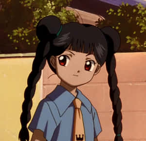 Meiling Li In A Traditional Outfit Wallpaper