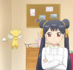 Meiling Liand Floating Yellow Creature Wallpaper