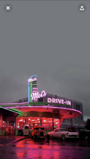 Mel's Drive In Vintage 90's Aesthetic Wallpaper