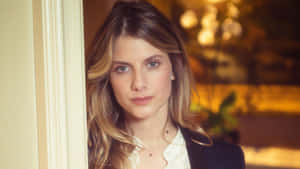 Mélanie Laurent Enthralling Elegance Wallpaper