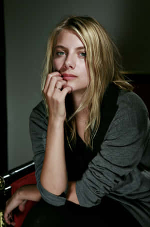 Mélanie Laurent Posing For A Stunning Portrait Wallpaper