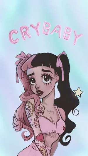 Melanie Martinez Aesthetic Cartoon Wallpaper