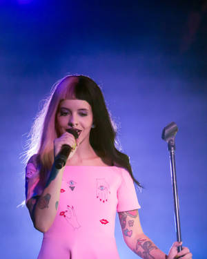 Melanie Martinez Mic Stand Wallpaper