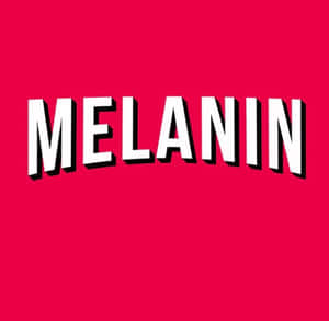 Melanin Lettering On Pink Wallpaper