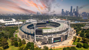 Melbourne Cricket Ground Aerial View Wallpaper