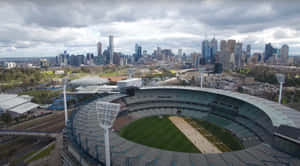 Melbourne Cricket Ground Aerial View Wallpaper