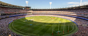 Melbourne Cricket Ground Panoramic View Wallpaper