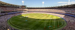 Melbourne Cricket Ground Panoramic View Wallpaper