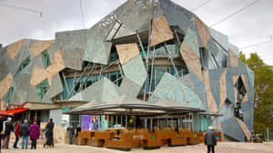 Melbourne Federation Square Architecture Wallpaper