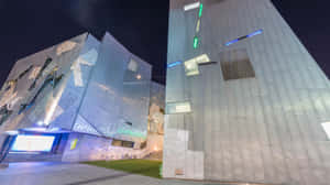 Melbourne Federation Square Architecture Night Wallpaper