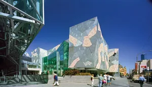 Melbourne Federation Square Daytime Wallpaper