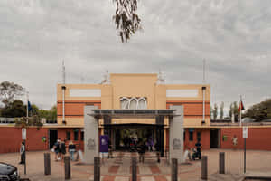 Melbourne Zoo Entrance Architecture Wallpaper