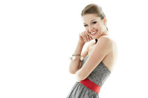 Melissa Benoist Polka Dots Dress Wallpaper