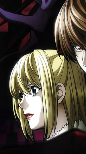 Mello From Death Note With Chocolate In Hand Wallpaper