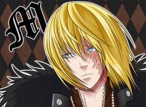 Mello, The Intense And Brilliant Figure From Death Note, With A Contemplative Stare Wallpaper