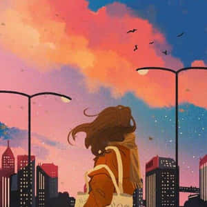 Mellow Anime Painting Wallpaper