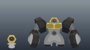 Melmetal With Meltan Wallpaper