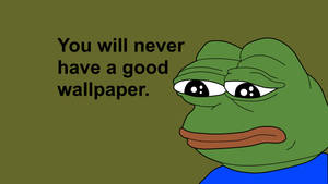 Melodramatic Sad Pepe The Frog Wallpaper