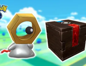 Meltan And A Mystery Box Wallpaper