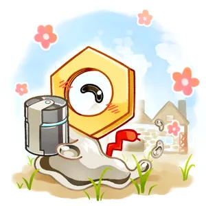 Meltan Hugging A Metal Wallpaper