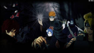 Members Of The Akatsuki Group In Naruto Shippuden Wallpaper