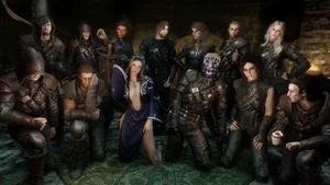 Members Of The Thieves Guild In Action Wallpaper