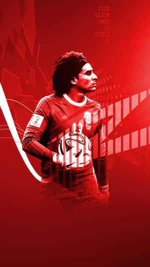 Memo Ochoa Red Goalkeeper Jersey Wallpaper