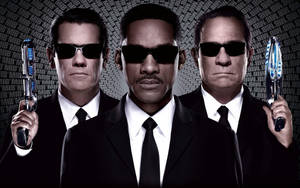 Men In Black 3 Dark Background Wallpaper