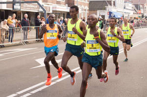 Men On Marathon Wallpaper