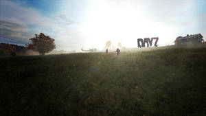 Men Running Towards Helicopter Dayz Desktop Wallpaper