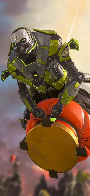 Menacing Caustic Of Apex Legends Wallpaper