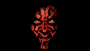 Menacing Darth Maul Of Star Wars Wallpaper