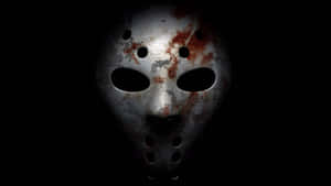 Menacing Mask Of A Killer Wallpaper