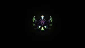 Menacing Rogue From World Of Warcraft With Dual Swords Wallpaper