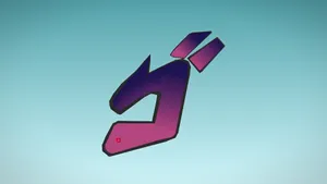 Menacing Sign Gradient Desktop Wallpaper