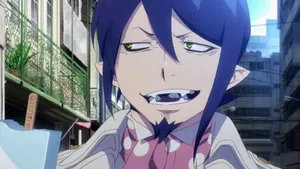 Mephisto Pheles Smirk Anime Scene Wallpaper