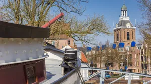 Meppel Cityscapewith Historic Church Tower Wallpaper